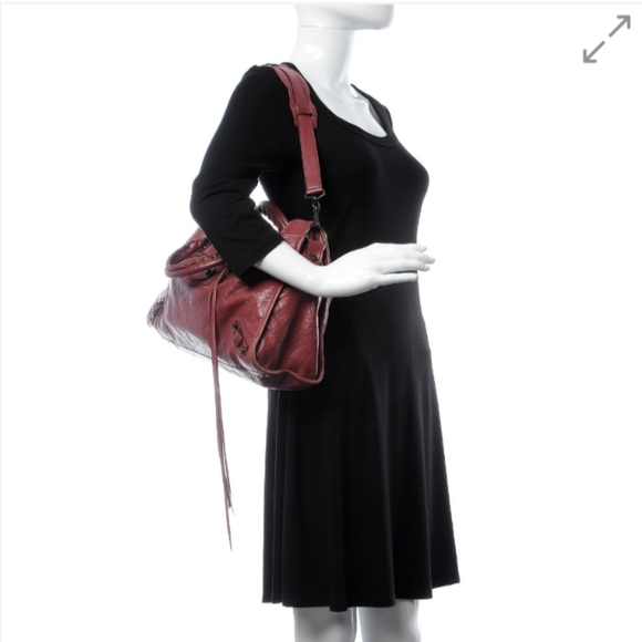 Balenciaga Agneau Classic City Moto Bag - Picture 7 of 10